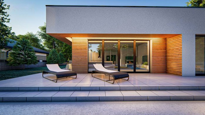 Проєкт будинку Ux176 - Одноповерхові дома в Україні