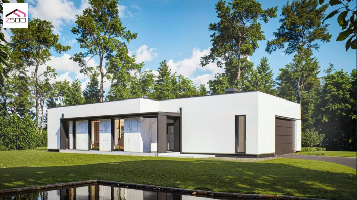 Проєкт будинку Ux88 B - Одноповерхові дома в Україні