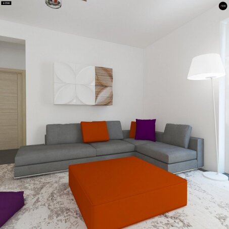 Проєкт будинку U204 bg - Одноповерхові дома в Україні