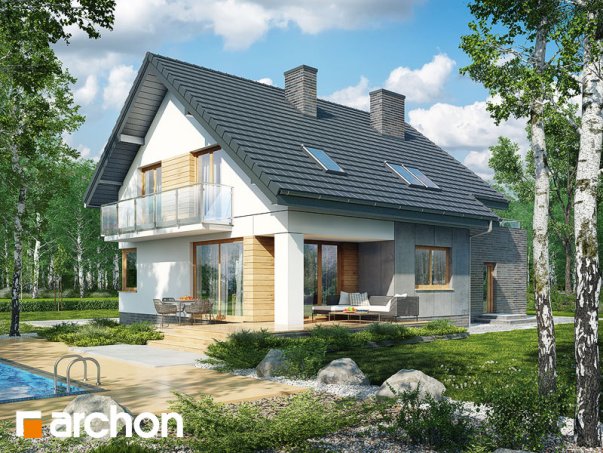 Проєкт будинку Будинок в глостерах - З мансардним поверхом дома в Україні