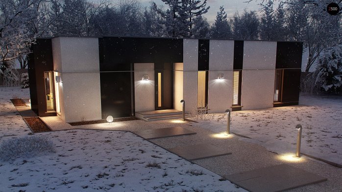 Проект дома Ux116 - 10 Одноэтажные дома в Украине