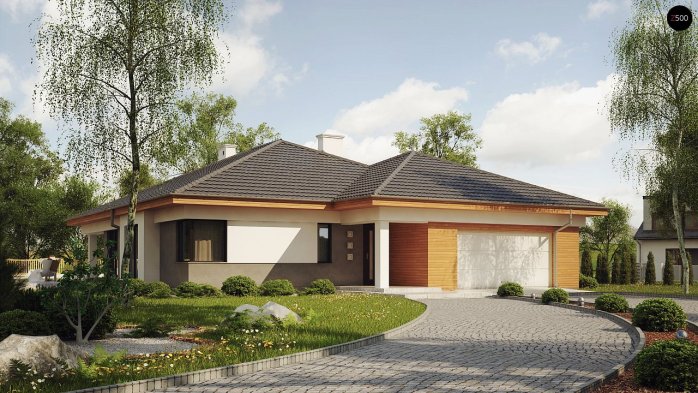 Проект дома U281 - 1 Одноэтажные дома в Украине
