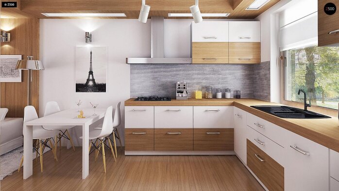 Проєкт будинку U72 - Одноповерхові дома в Україні