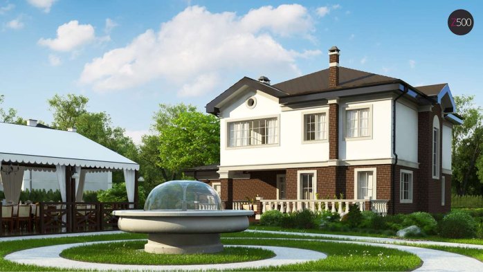 Проєкт будинку Uu2 PK - Двоповерхові дома в Україні