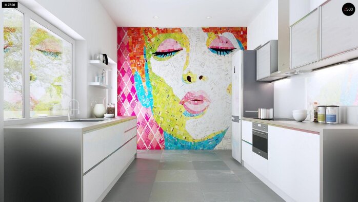 Проект дома Ux34 - 6 Одноэтажные дома в Украине