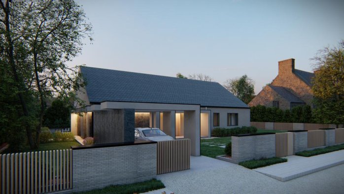 Проект дома U518 - 1 Одноэтажные дома в Украине