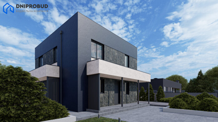 Проєкт будинку Db 18 v1 - Двоповерхові дома в Україні