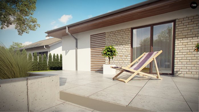 Проєкт будинку U301 - Одноповерхові дома в Україні