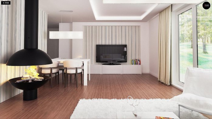 Проєкт будинку U251 - Одноповерхові дома в Україні