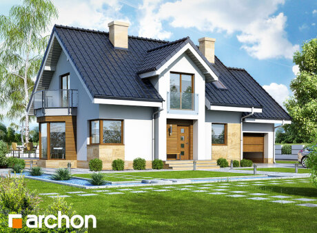 Проект дома Дом в рододендронах 6 (A) вер.2