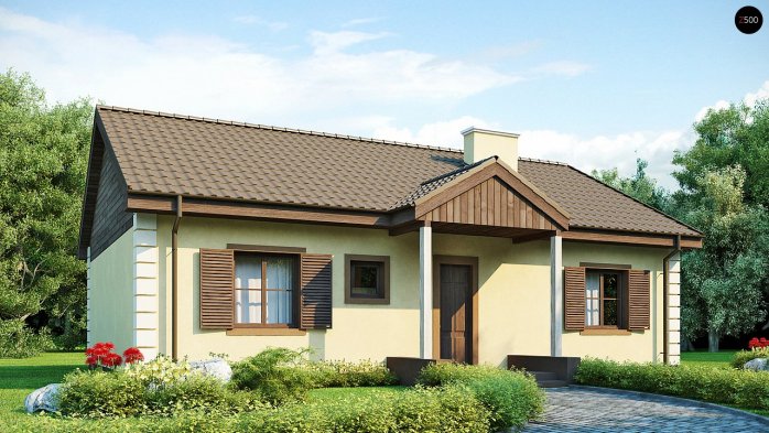 Проєкт будинку U8 - Одноповерхові дома в Україні