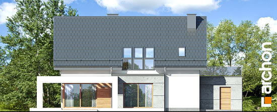 Проект дома Дом в арабисах - 6 С мансардным этажом дома в Украине