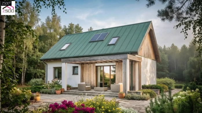 Проєкт будинку U12 D A - З мансардним поверхом дома в Україні