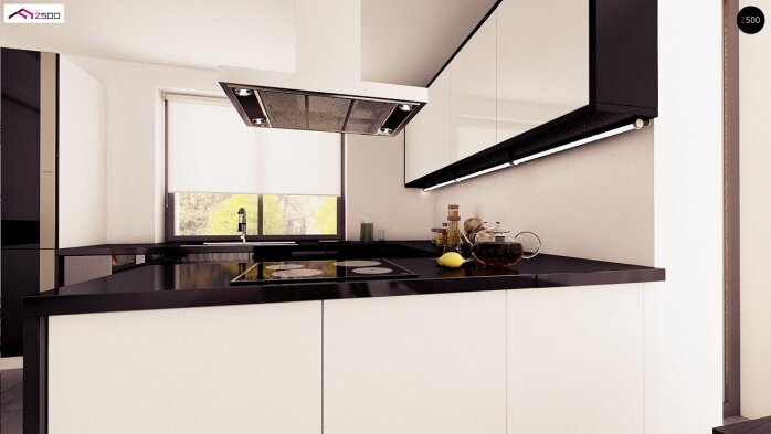 Проєкт будинку U95 - З мансардним поверхом дома в Україні