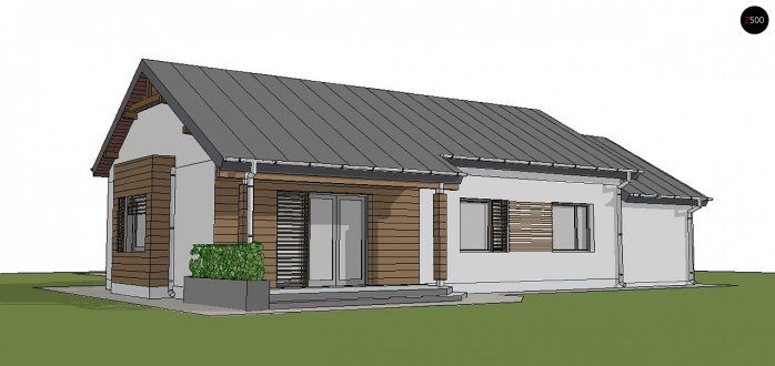 Проект дома U93 GL - 2 Одноэтажные дома в Украине