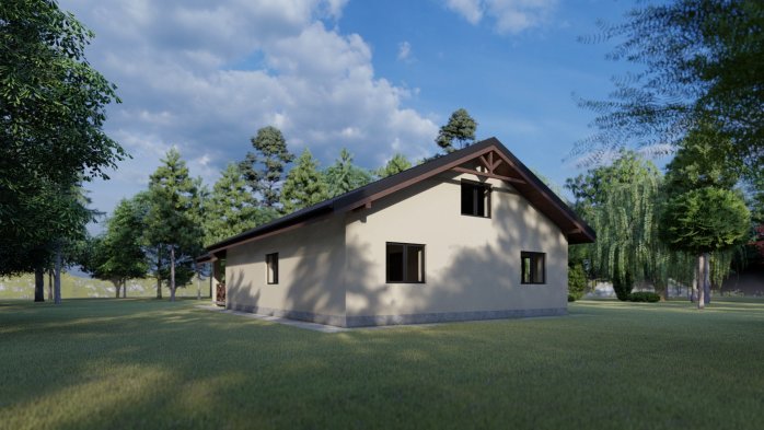 Проект дома DBT 188 - 5 Одноэтажные дома в Украине
