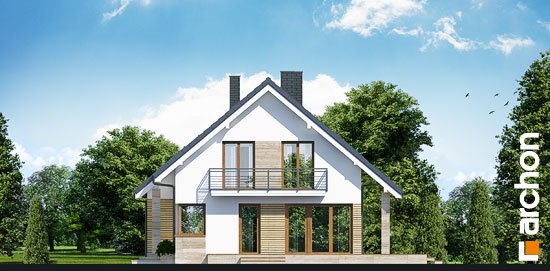 Проєкт будинку Будинок в айдаредах (Г2) вер.2 - З мансардним поверхом дома в Україні