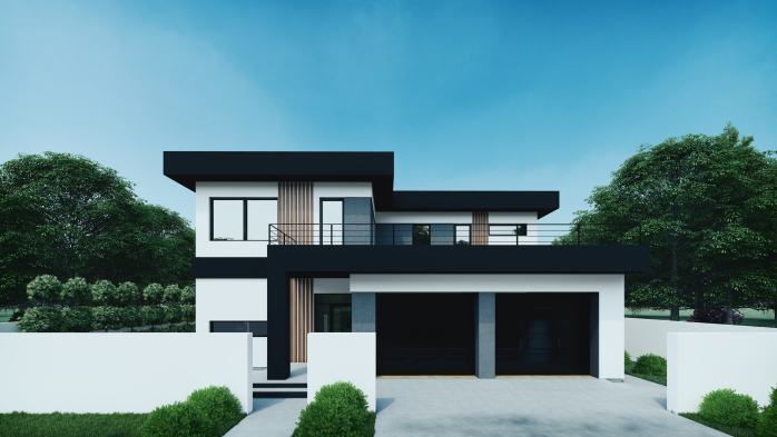 Проєкт будинку DBT 275 - Двоповерхові дома в Україні