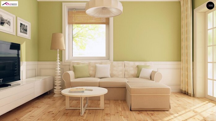 Проєкт будинку U71 - З мансардним поверхом дома в Україні