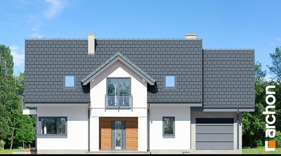 Проєкт будинку Будинок в ветіверії - З мансардним поверхом дома в Україні