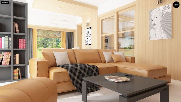 Проект дома Ux12 k - 6 Двухэтажные дома в Украине