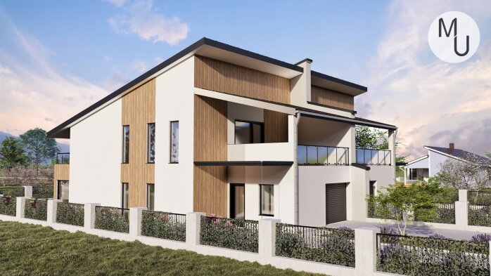 Проект дома DBMU Веспрем - 2 Двухэтажные дома в Украине