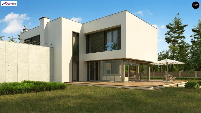 Проект дома Ux130 - 2 Двухэтажные дома в Украине