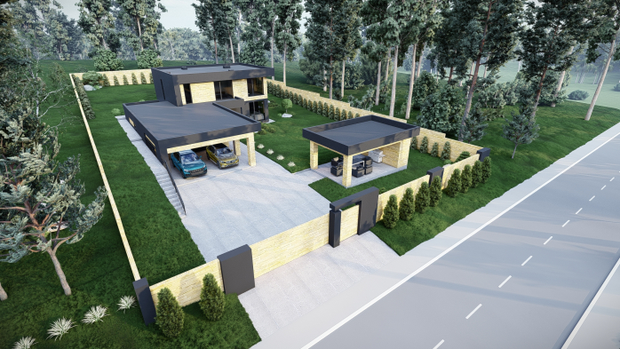 Проєкт будинку DBT 556 - Двоповерхові дома в Україні