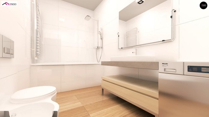 Проект дома U208 A - 7 Одноэтажные дома в Украине