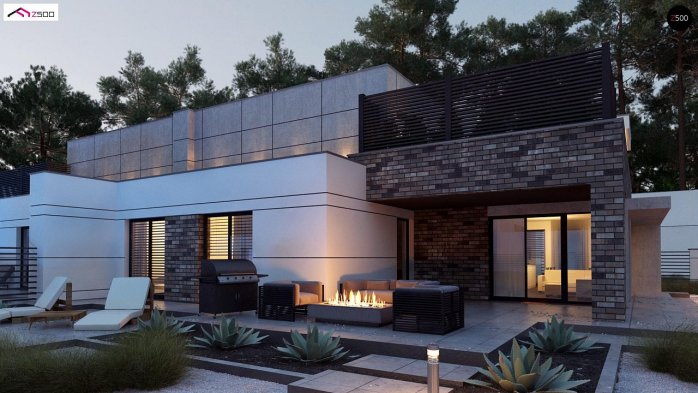 Проєкт будинку Ub22 - Двоповерхові дома в Україні