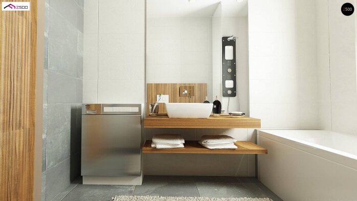 Проект дома U182 GL P HB - 17 Одноэтажные дома в Украине