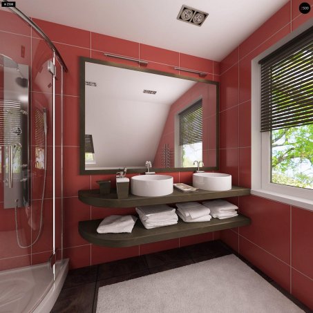 Проєкт будинку U66 - З мансардним поверхом дома в Україні