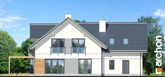 Проект дома Дом в гортензиях 2 (Г2) - 6 С мансардным этажом дома в Украине