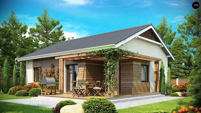 Проєкт будинку U136 - Одноповерхові дома в Україні