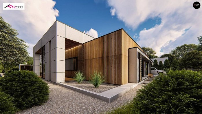 Проєкт будинку Ux209 - Одноповерхові дома в Україні