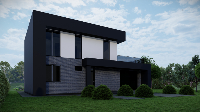 Проект дома DBT 474 - 2 Двухэтажные дома в Украине