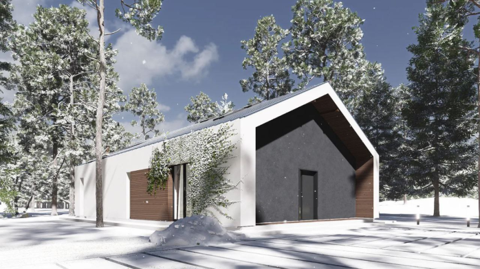 Проект дома U600 27 - 7 Одноэтажные дома в Украине