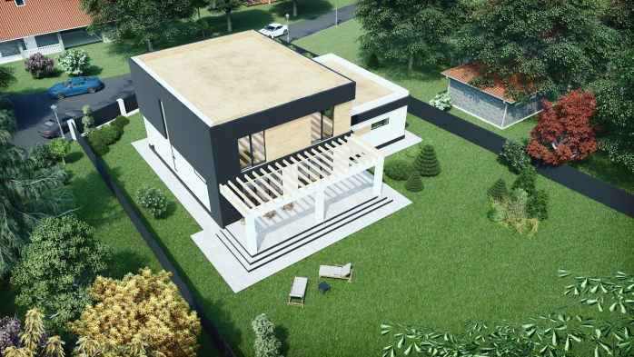 Проєкт будинку DBT 330 - Двоповерхові дома в Україні