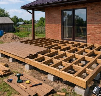 Как построить террасу своими руками: полный разбор от планирования до отделки