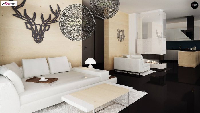 Проєкт будинку Ux151 - Двоповерхові дома в Україні