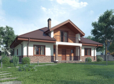 Проєкт будинку U10 stu bk v1 pk