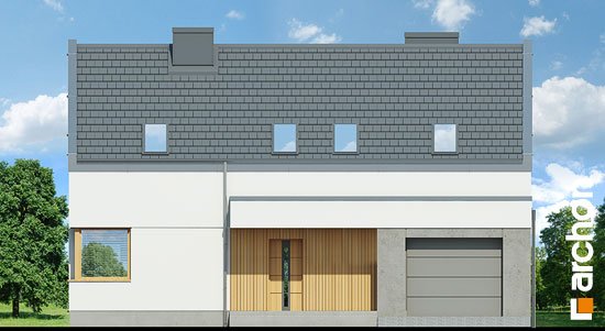 Проект дома Дом в журавках 8 - 3 С мансардным этажом дома в Украине