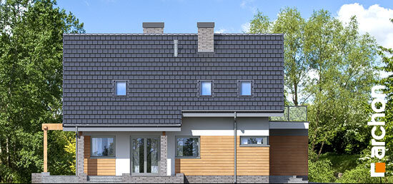 Проект дома Дом в аденофорах вер.2 - 5 С мансардным этажом дома в Украине