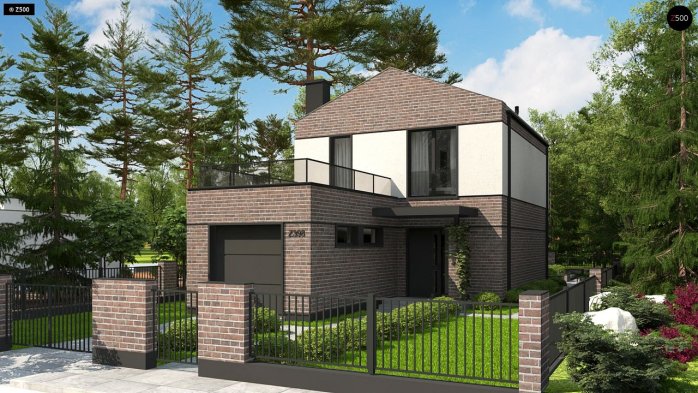 Проект дома U398 - 2 Двухэтажные дома в Украине