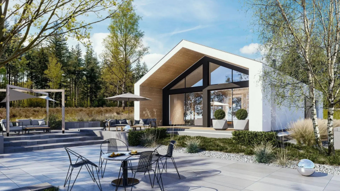 Проект дома U600 27 - 1 Одноэтажные дома в Украине