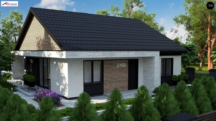 Проєкт будинку U460 - Одноповерхові дома в Україні
