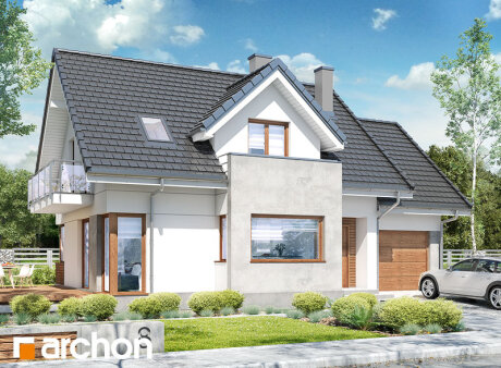 Проект дома Дом в ананасах (H) вер.2