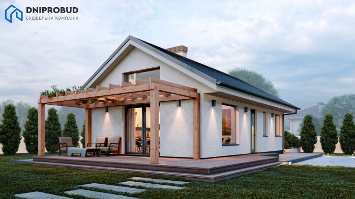 Проєкт будинку DB 50 - Одноповерхові дома в Україні
