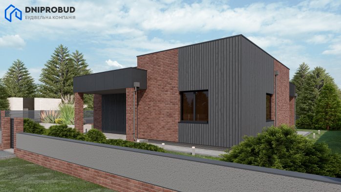 Проект дома DB 28 - 5 Одноэтажные дома в Украине