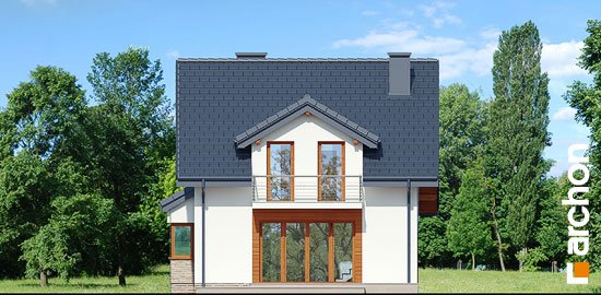 Проєкт будинку Будинок в кульбабах (Н) вер.3 - З мансардним поверхом дома в Україні
